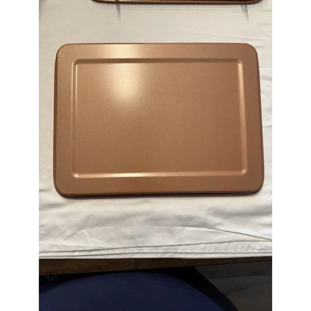 Gotham Steel Crisper Tray Set Titanium Ceramic Copper Oven Safe Dishwasher Safe